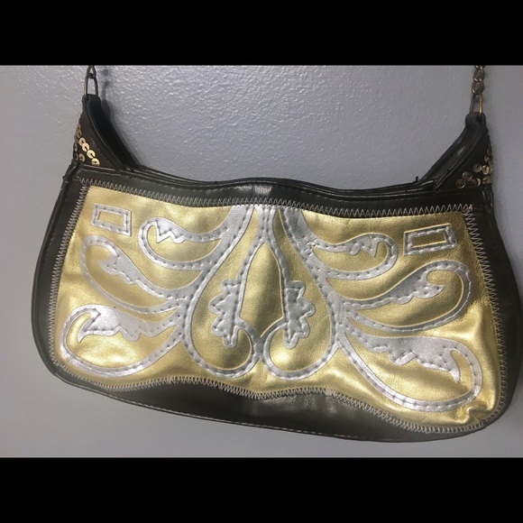 Mixed metals shoulder bag - Picture 7 of 7